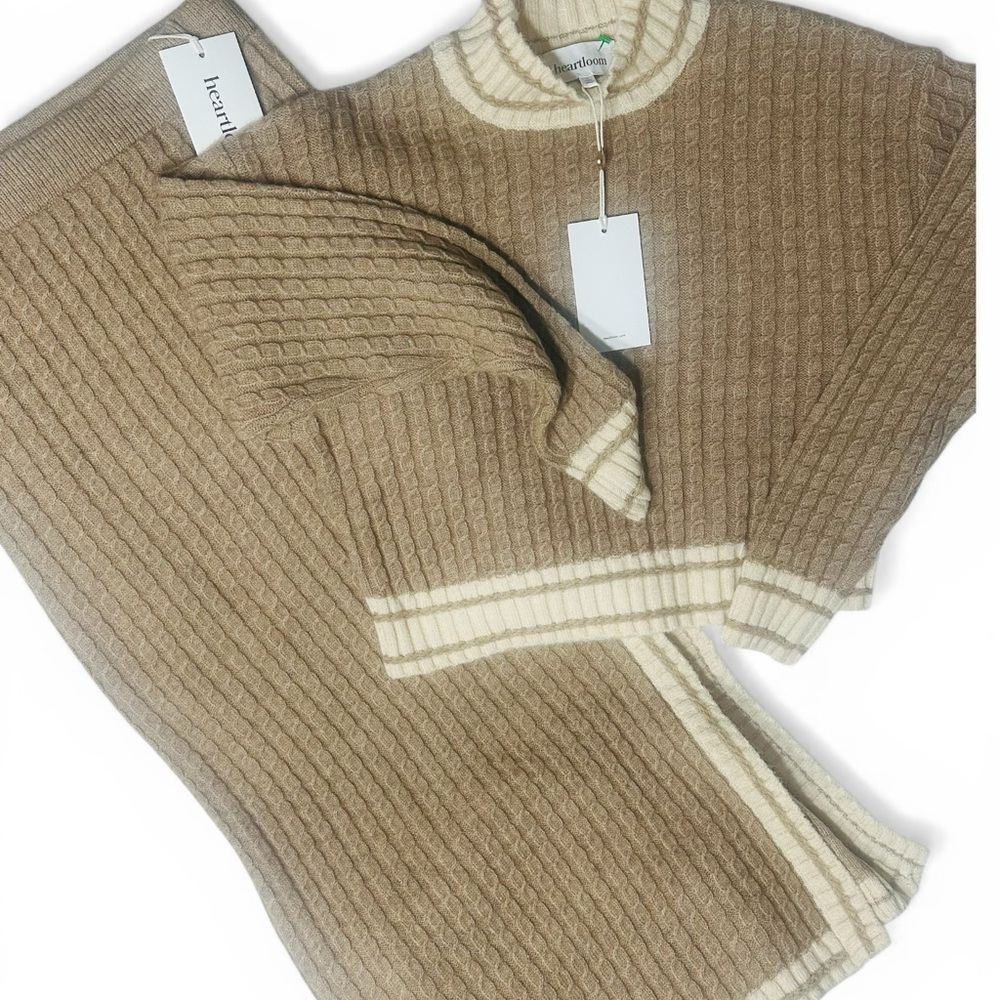 Heartloom by Revolve Camel Mirella Knit Set - Picture 3 of 11